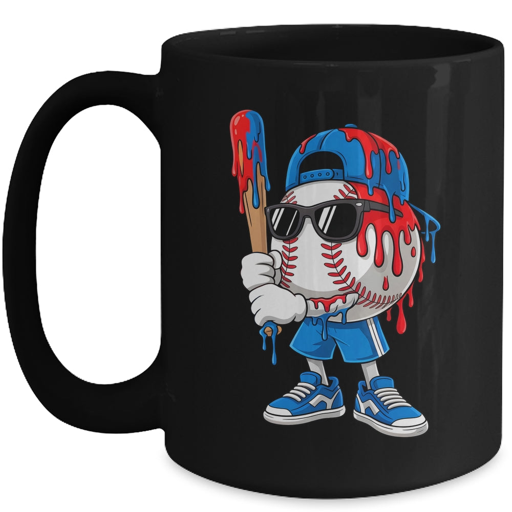 Baseball Drip Boys Ice Cream Drip Baseball Sport Lover Mug | siriusteestore