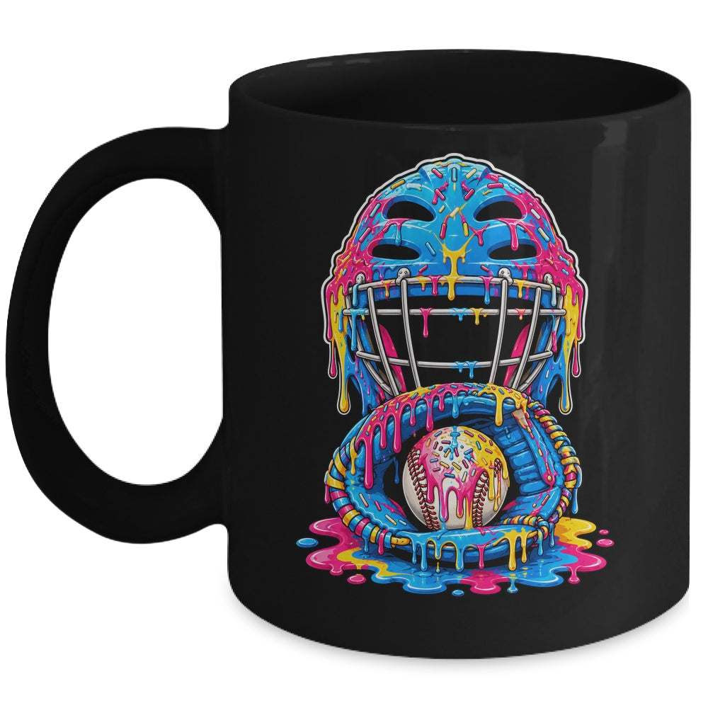 Baseball Drip Catcher Boys Ice Cream Kids Baseball Lovers Mug | siriusteestore