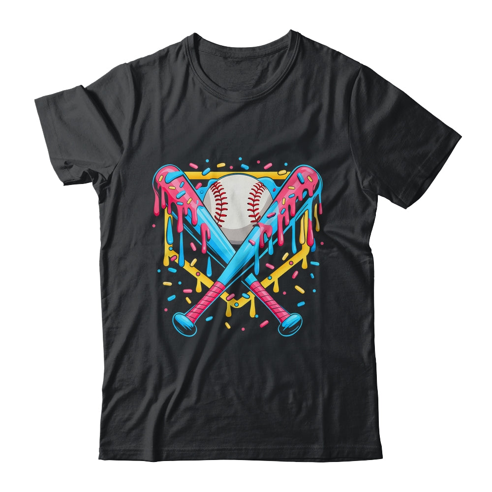 Baseball Drip For Boys Ice Cream Drip Baseball Sport Lover Shirt & Hoodie | siriusteestore