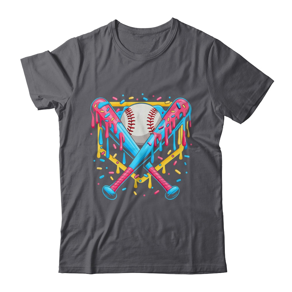 Baseball Drip For Boys Ice Cream Drip Baseball Sport Lover Shirt & Hoodie | siriusteestore