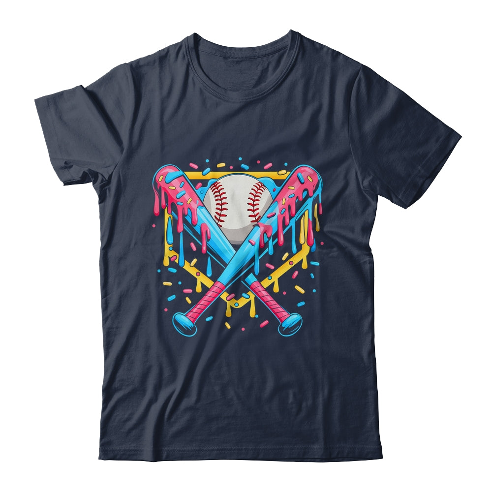 Baseball Drip For Boys Ice Cream Drip Baseball Sport Lover Shirt & Hoodie | siriusteestore