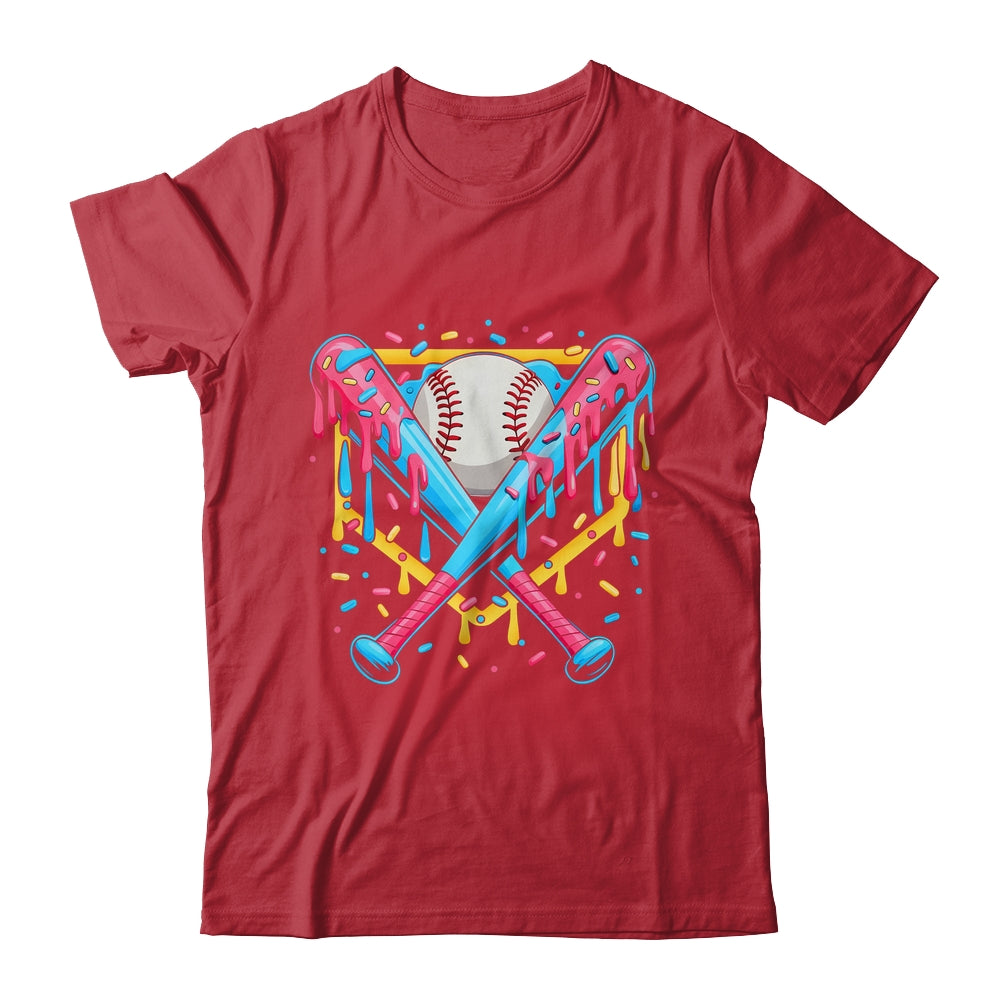 Baseball Drip For Boys Ice Cream Drip Baseball Sport Lover Shirt & Hoodie | siriusteestore