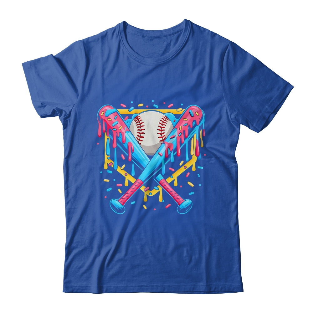 Baseball Drip For Boys Ice Cream Drip Baseball Sport Lover Shirt & Hoodie | siriusteestore