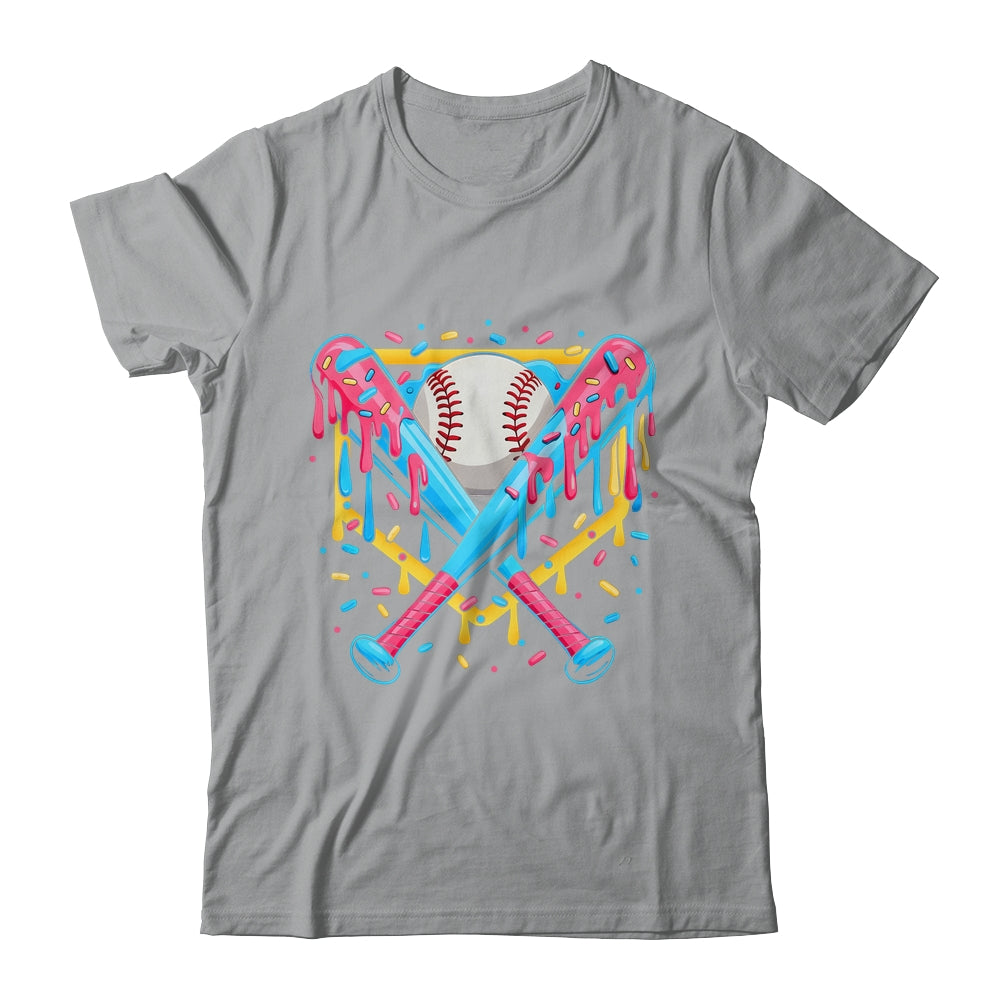 Baseball Drip For Boys Ice Cream Drip Baseball Sport Lover Shirt & Hoodie | siriusteestore