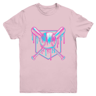 Baseball Drip For Boys Ice Cream Drip Youth Boys Baseball Youth Shirt | siriusteestore