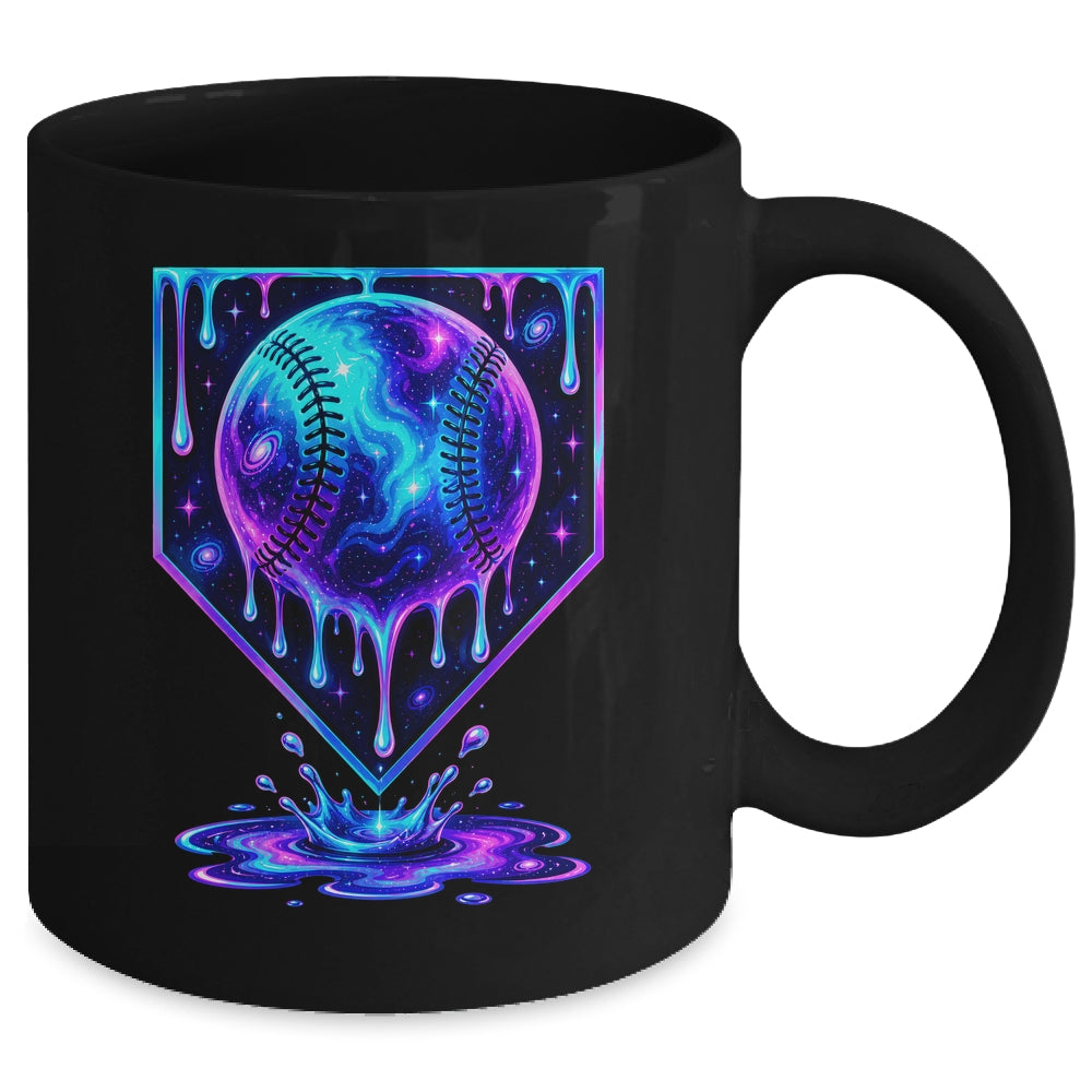 Baseball Drip Ice Cream Boys Cosmic Baseball Player Men Kids Mug | siriusteestore