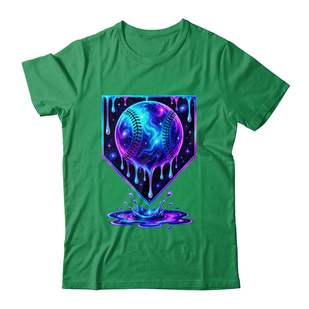 Baseball Drip Ice Cream Boys Cosmic Baseball Player Men Kids Shirt & Hoodie | siriusteestore