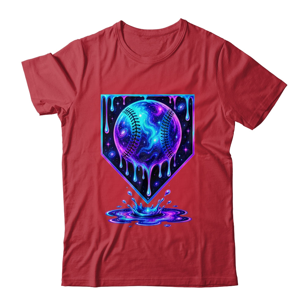 Baseball Drip Ice Cream Boys Cosmic Baseball Player Men Kids Shirt & Hoodie | siriusteestore