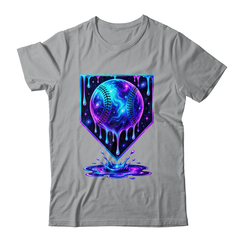 Baseball Drip Ice Cream Boys Cosmic Baseball Player Men Kids Shirt & Hoodie | siriusteestore