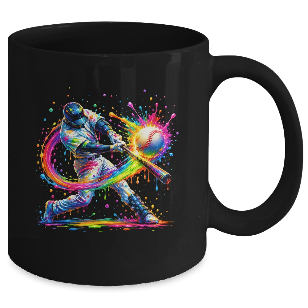 Baseball Drip Ice Cream Youth Drip Baseball Boys Kids Mug | siriusteestore