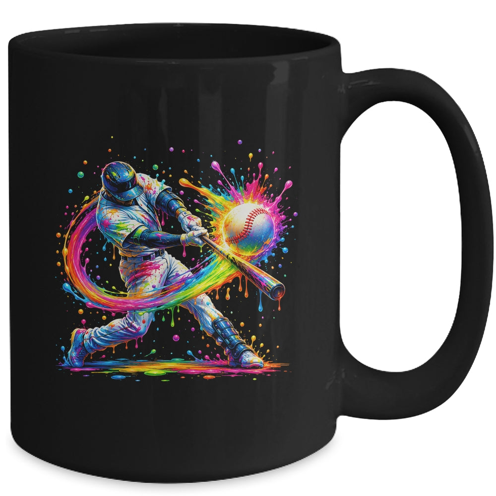 Baseball Drip Ice Cream Youth Drip Baseball Boys Kids Mug | siriusteestore