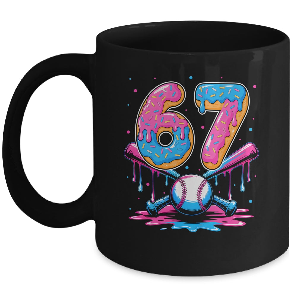 Baseball Drip Number 67 Player 67th Birthday Baseball Meme Mug | siriusteestore