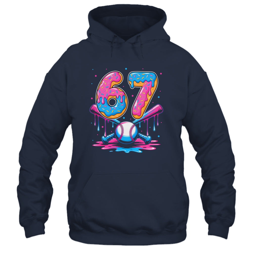 Baseball Drip Number 67 Player 67th Birthday Baseball Meme Shirt & Tank Top | siriusteestore