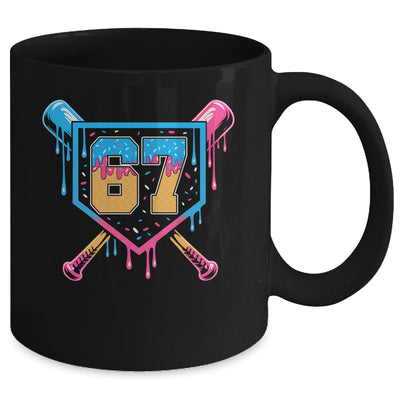 Baseball Drip Number 67 Player Or 67th Birthday Mug | siriusteestore