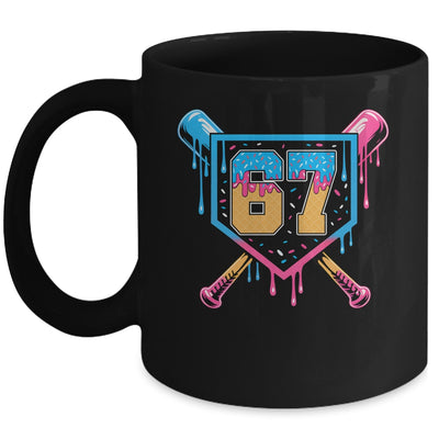 Baseball Drip Number 67 Player Or 67th Birthday Mug | siriusteestore