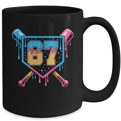 Baseball Drip Number 67 Player Or 67th Birthday Mug | siriusteestore