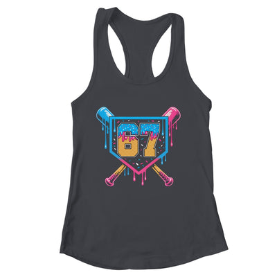 Baseball Drip Number 67 Player Or 67th Birthday Shirt & Tank Top | siriusteestore