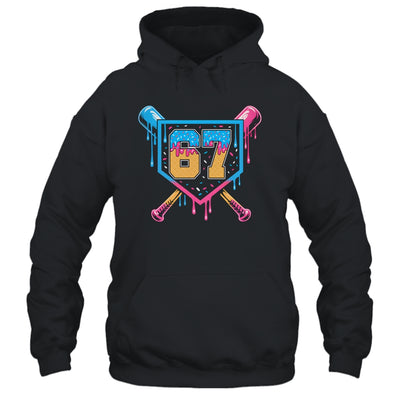 Baseball Drip Number 67 Player Or 67th Birthday Shirt & Tank Top | siriusteestore