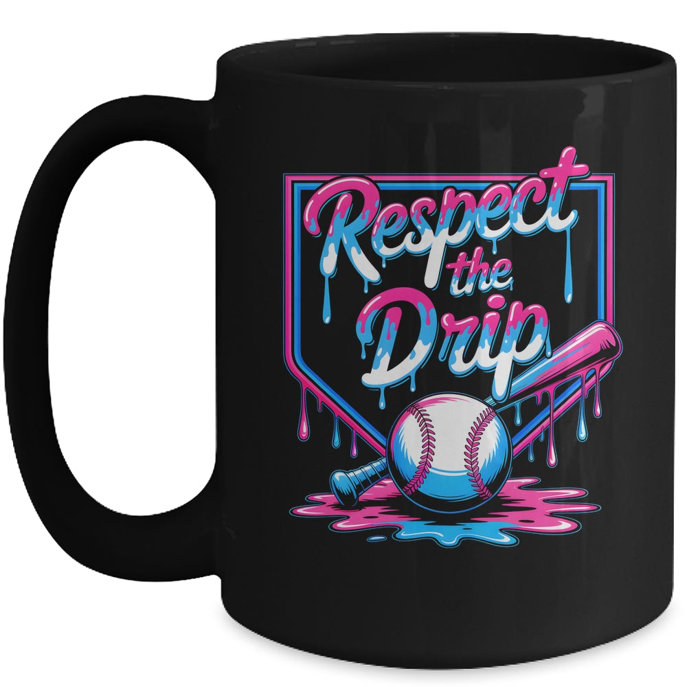 Baseball For Boys Ice Cream Drip Youth Respect The Drip Mug | siriusteestore