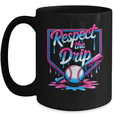 Baseball For Boys Ice Cream Drip Youth Respect The Drip Mug | siriusteestore