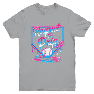 Baseball For Boys Ice Cream Drip Youth Respect The Drip Youth Shirt | siriusteestore