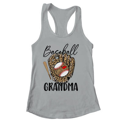 Baseball Grandma Leopard Game Day Women Lover Mothers Day Shirt & Tank Top | siriusteestore