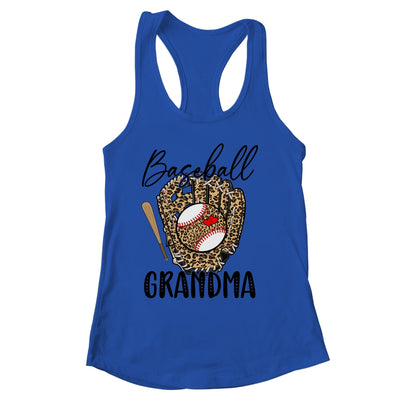 Baseball Grandma Leopard Game Day Women Lover Mothers Day Shirt & Tank Top | siriusteestore