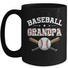 Baseball Grandpa For Fathers Day Baseball Lovers Mug | siriusteestore