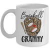Baseball Granny Leopard Game Day Women Lover Mothers Day Mug | siriusteestore