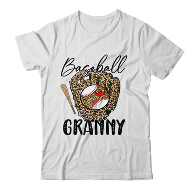 Baseball Granny Leopard Game Day Women Lover Mothers Day Shirt & Tank Top | siriusteestore