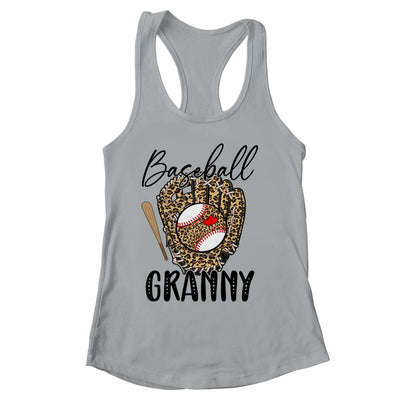 Baseball Granny Leopard Game Day Women Lover Mothers Day Shirt & Tank Top | siriusteestore