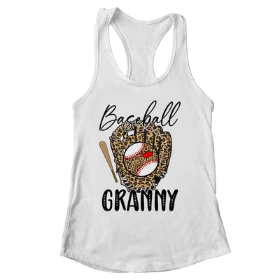 Baseball Granny Leopard Game Day Women Lover Mothers Day Shirt & Tank Top | siriusteestore