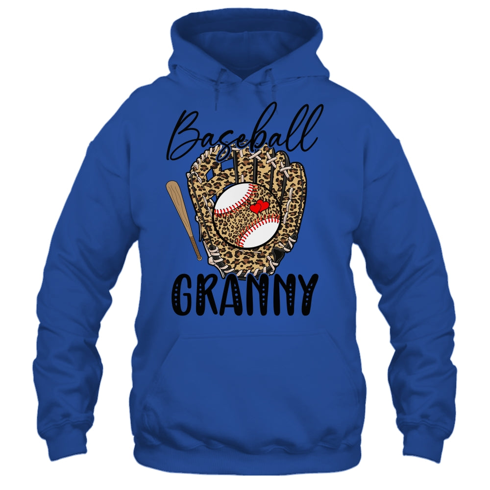 Baseball Granny Leopard Game Day Women Lover Mothers Day Shirt & Tank Top | siriusteestore