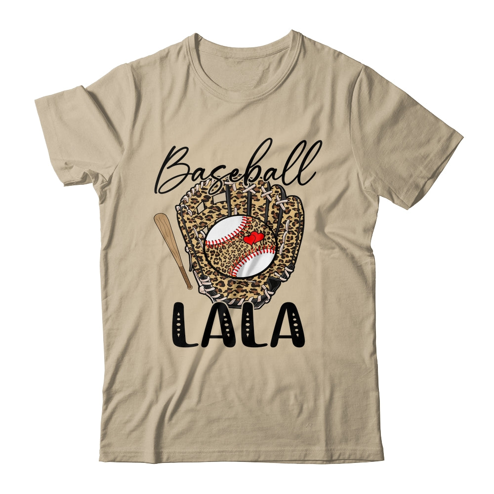 Baseball Lala Leopard Game Day Women Lover Mothers Day Shirt & Tank Top | siriusteestore