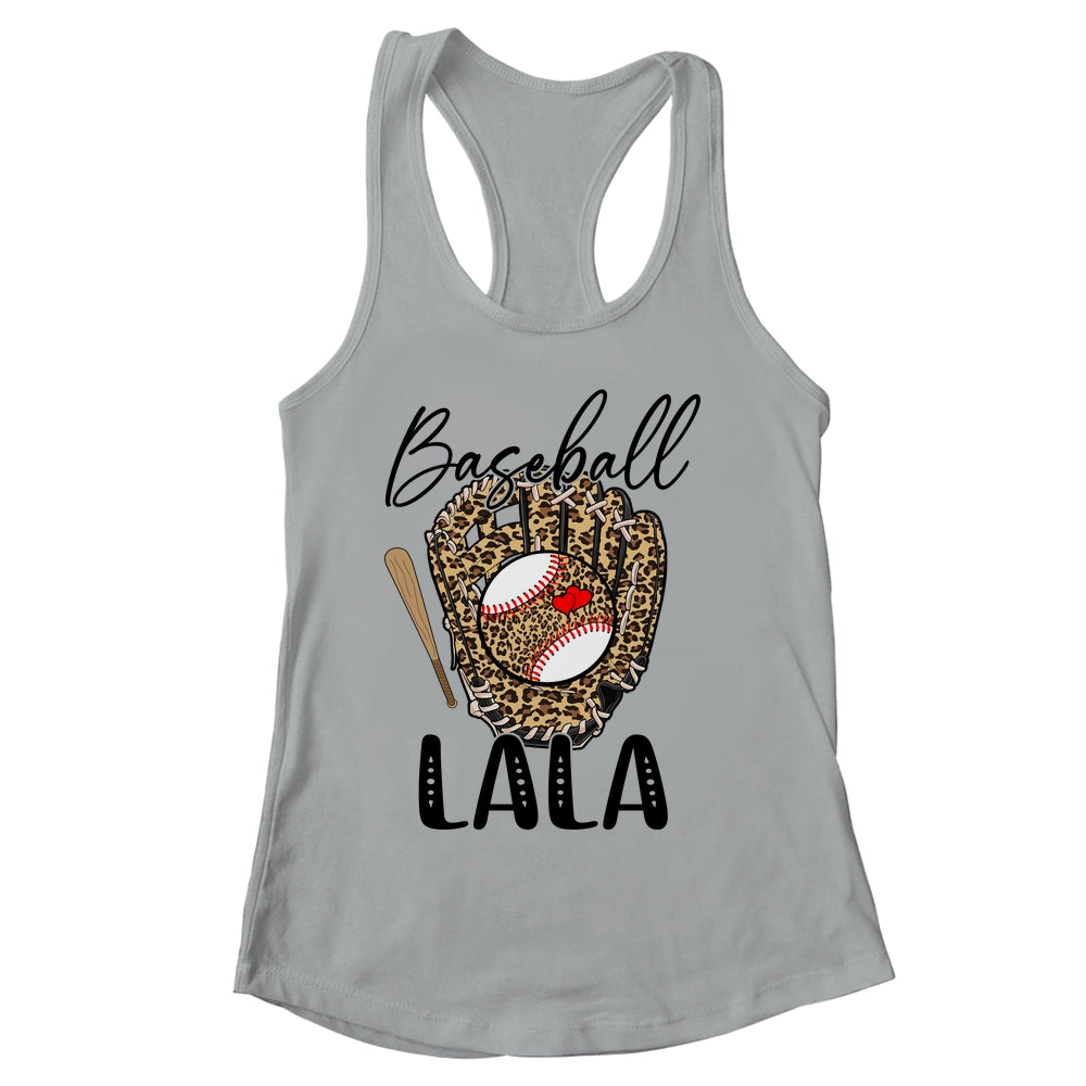 Baseball Lala Leopard Game Day Women Lover Mothers Day Shirt & Tank Top | siriusteestore