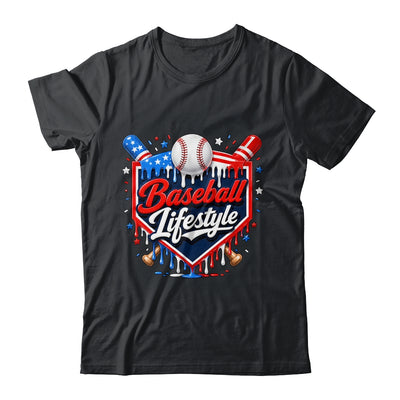 Baseball Life Style 4Th Of July Youth Drip Baseball Boy Kids Shirt & Tank Top | siriusteestore