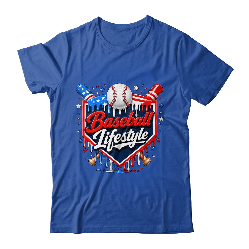 Baseball Life Style 4Th Of July Youth Drip Baseball Boy Kids Shirt & Tank Top | siriusteestore
