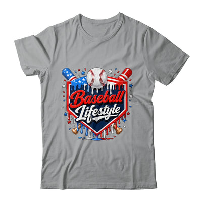 Baseball Life Style 4Th Of July Youth Drip Baseball Boy Kids Shirt & Tank Top | siriusteestore