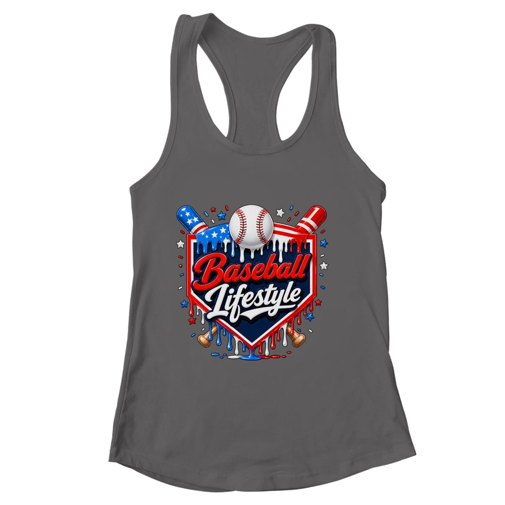 Baseball Life Style 4Th Of July Youth Drip Baseball Boy Kids Shirt & Tank Top | siriusteestore