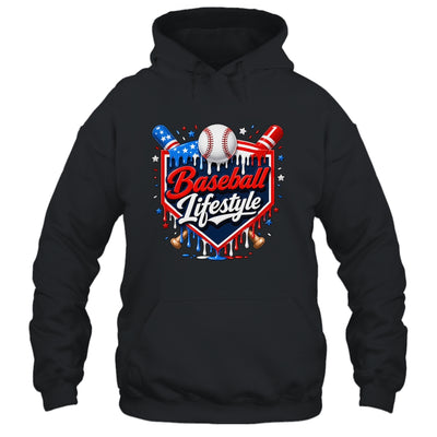 Baseball Life Style 4Th Of July Youth Drip Baseball Boy Kids Shirt & Tank Top | siriusteestore
