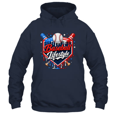 Baseball Life Style 4Th Of July Youth Drip Baseball Boy Kids Shirt & Tank Top | siriusteestore