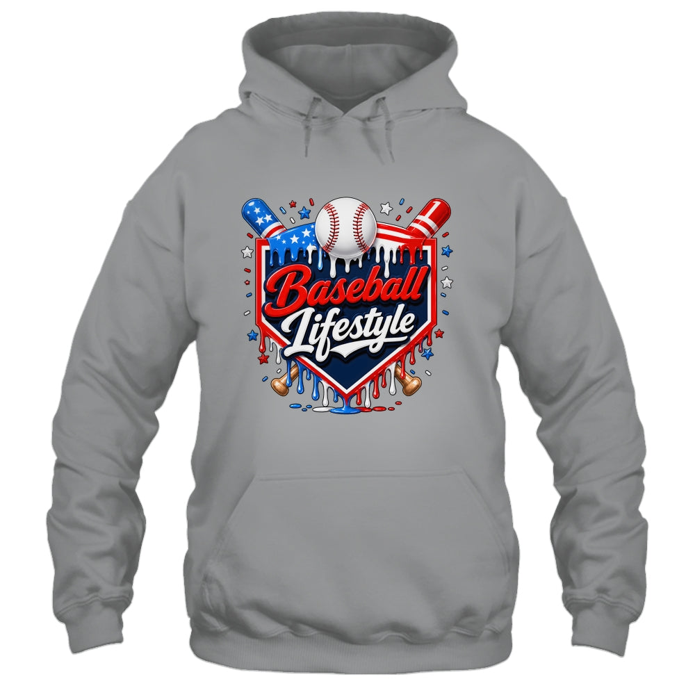Baseball Life Style 4Th Of July Youth Drip Baseball Boy Kids Shirt & Tank Top | siriusteestore