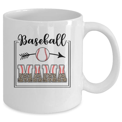 Baseball Mama Baseball Mom Funny Letter Print Mug | siriusteestore