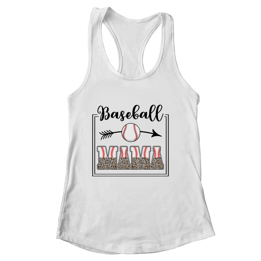 Baseball Mama Baseball Mom Funny Letter Print Shirt & Tank Top | siriusteestore