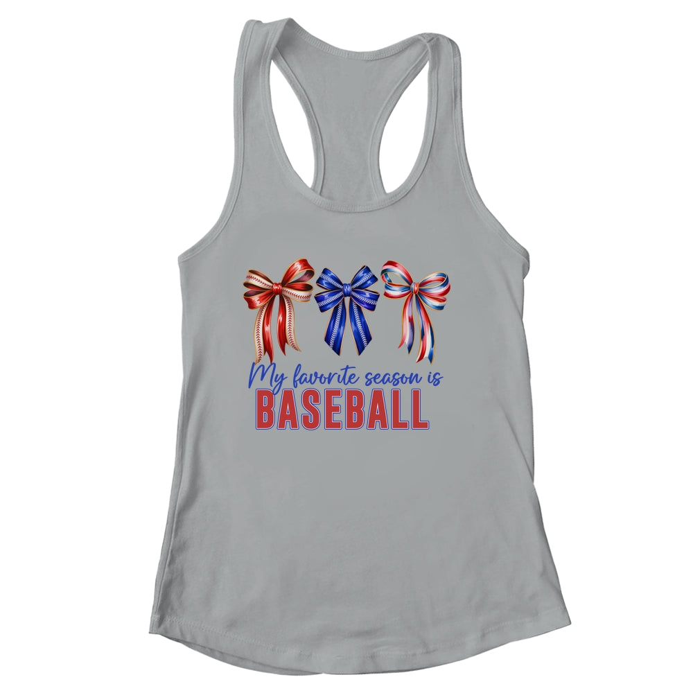 Baseball Mama Mom Baseball Is My Favorite Season Game Day Shirt & Tank Top | siriusteestore