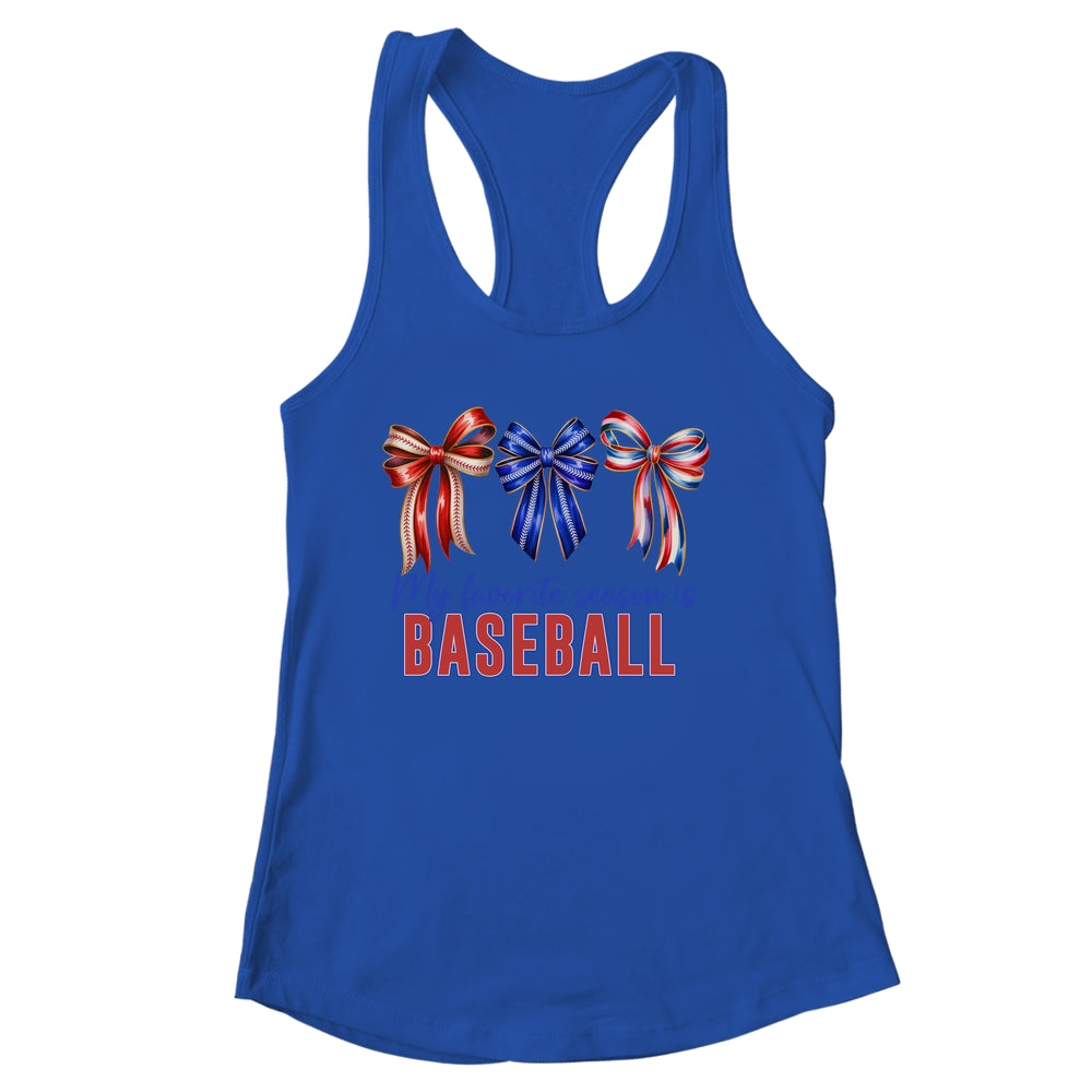 Baseball Mama Mom Baseball Is My Favorite Season Game Day Shirt & Tank Top | siriusteestore