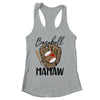 Baseball Mamaw Leopard Game Day Women Lover Mothers Day Shirt & Tank Top | siriusteestore