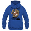 Baseball Mamaw Leopard Game Day Women Lover Mothers Day Shirt & Tank Top | siriusteestore