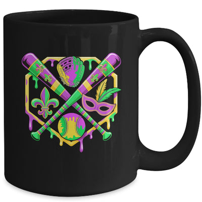 Baseball Mardi Gras Carnival Party Mask Ice Cream Drip Boys Mug | siriusteestore