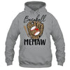 Baseball Memaw Leopard Game Day Women Lover Mothers Day Shirt & Tank Top | siriusteestore